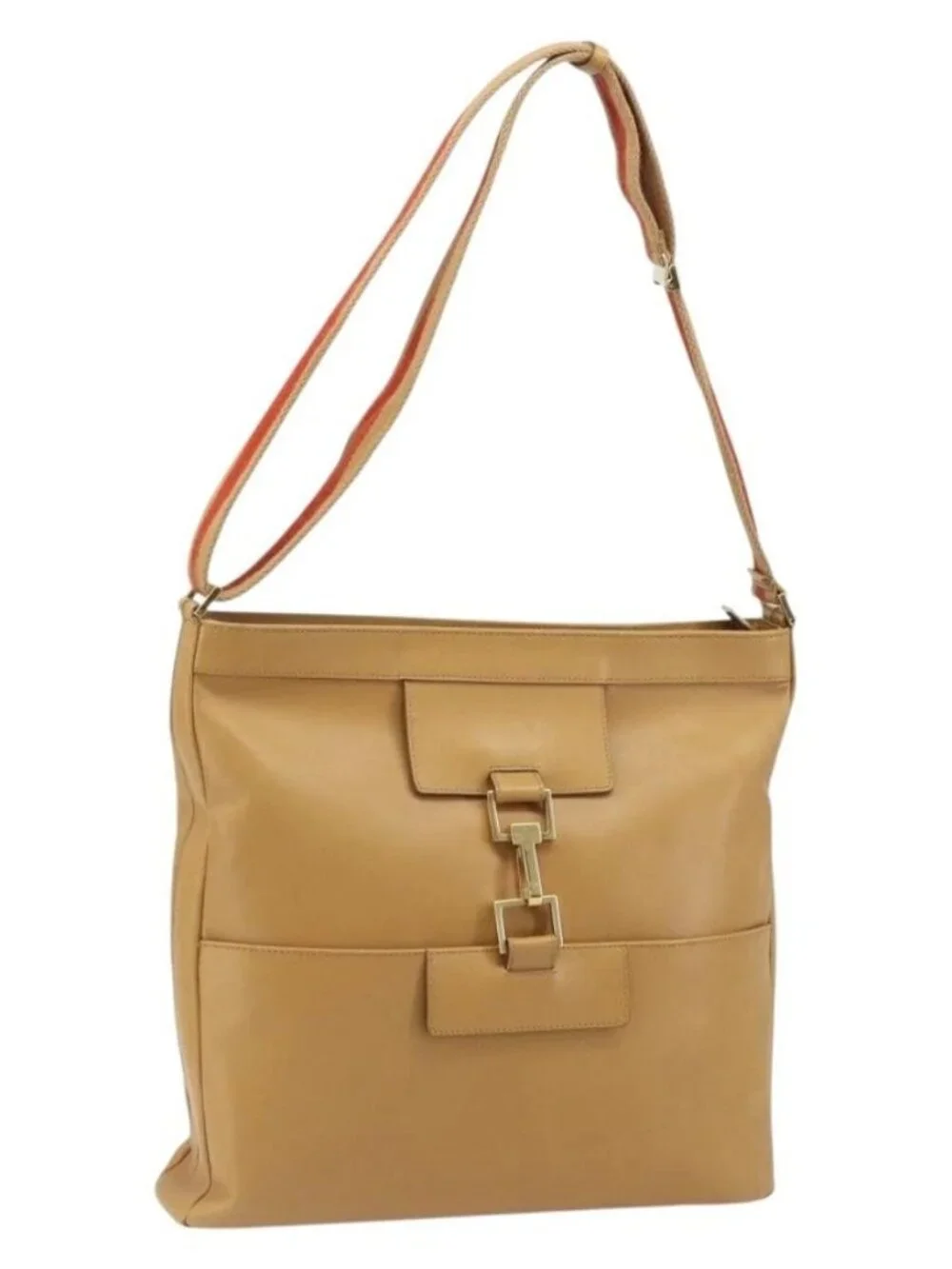 GUCCI Jackie Sherry Line Shoulder Bag Leather Brown Gold 001 4094 Auth 172211 - Picture 2 of 16